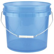 Leaktite Translucent Blue 3.5 gal Plastic Bucket 003G1TBL010